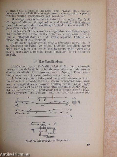 Vas- és vasbetonszerkezetek