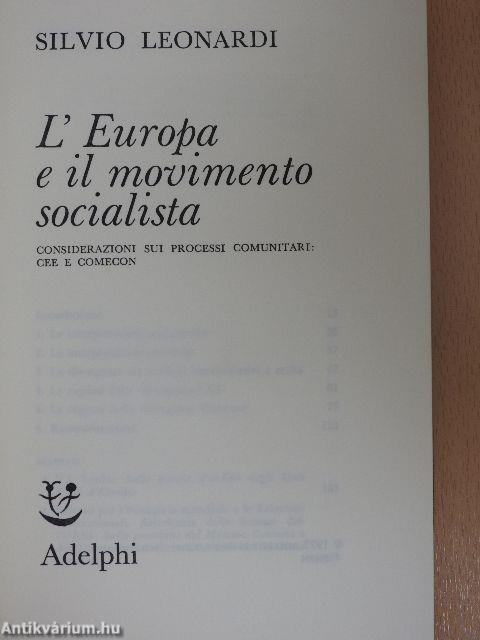 L'Europa e il movimento socialista