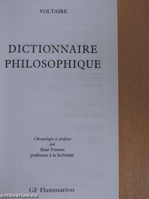 Dictionnaire Philosophique