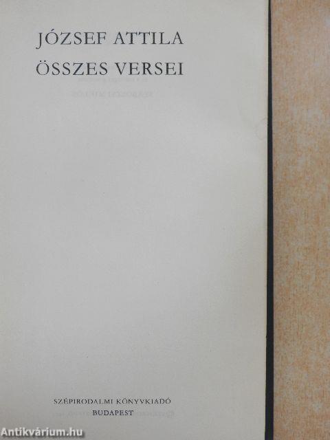 József Attila összes versei