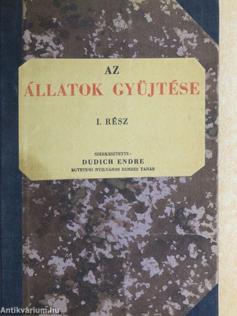 Az állatok gyüjtése I.