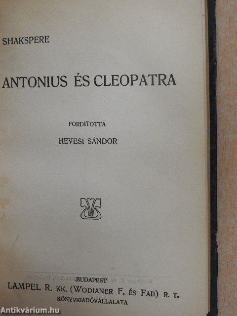 Phédra/A lelánczolt Prometheüsz/Antonius és Cleopatra