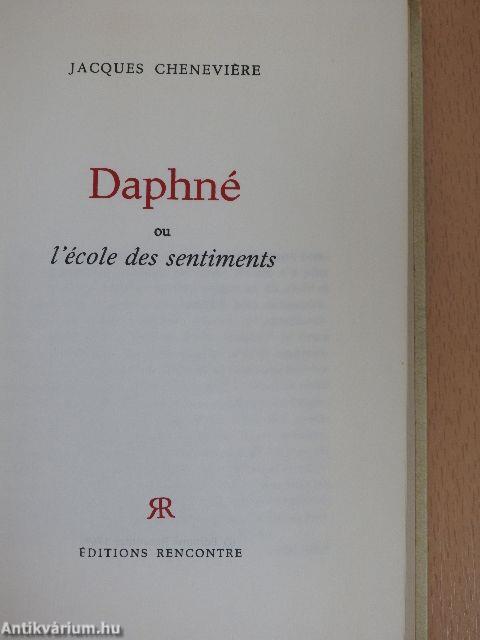 Daphné ou l'école des sentiments