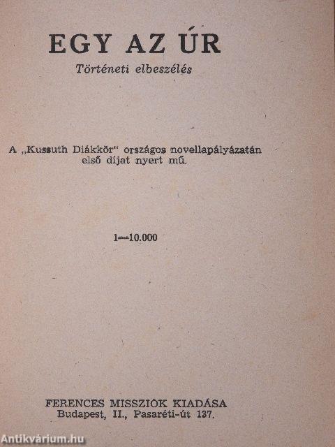 Egy az úr