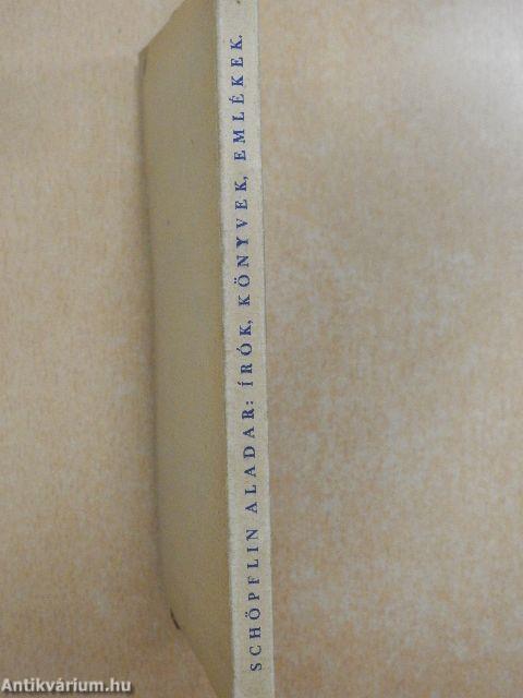 Írók, könyvek, emlékek