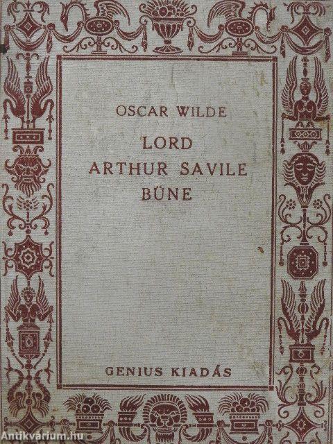 Lord Arthur Savile büne/A cantervillei kisértet