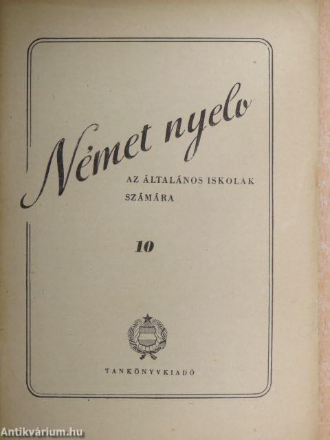 Német nyelv 10.