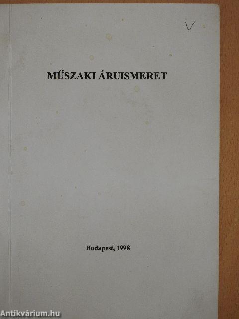 Műszaki áruismeret