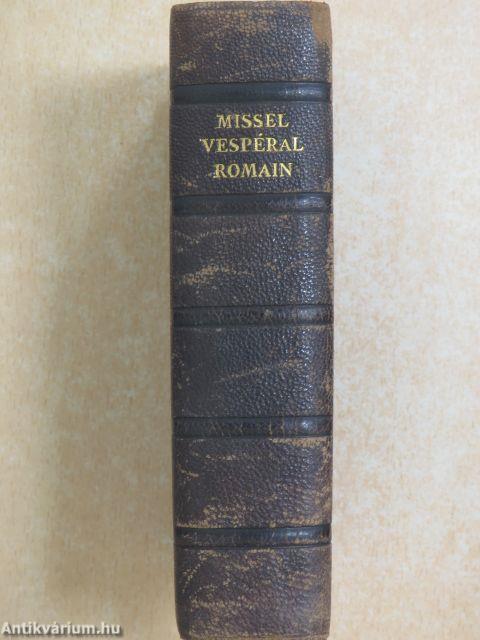 Missel vespéral romain