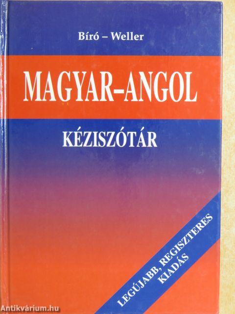 Magyar-angol/Angol-magyar kéziszótár