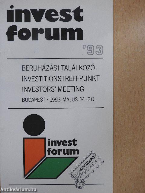 Invest forum '93