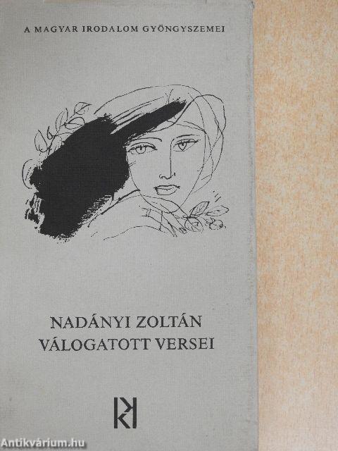 Nadányi Zoltán válogatott versei