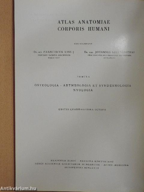 Atlas Anatomiae Corporis Humani I-III.