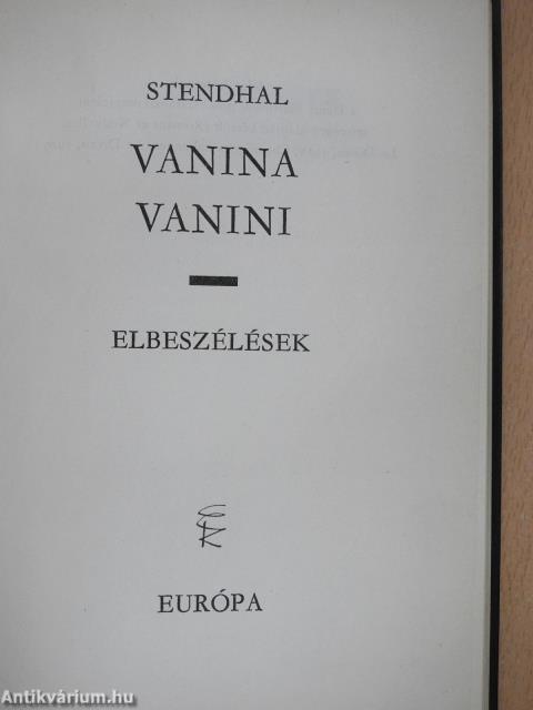 Vanina Vanini