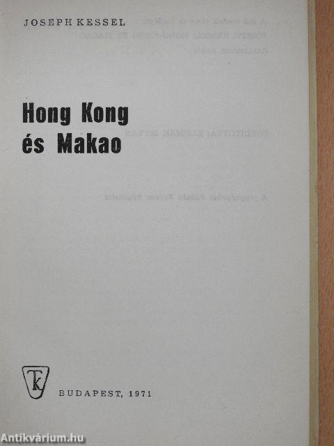 Hong Kong és Makao