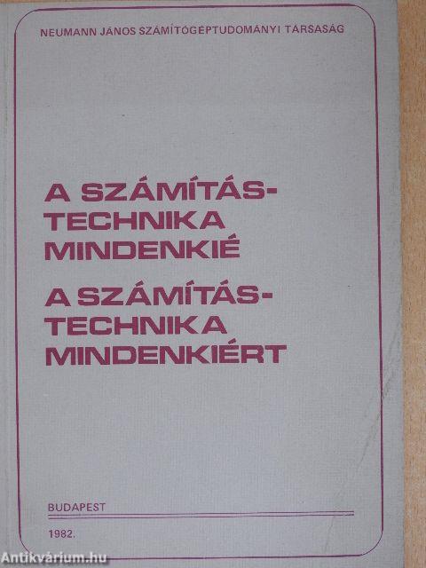 A számítástechnika mindenkié/A számítástechnika mindenkiért