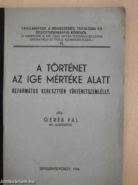 A történet az ige mértéke alatt