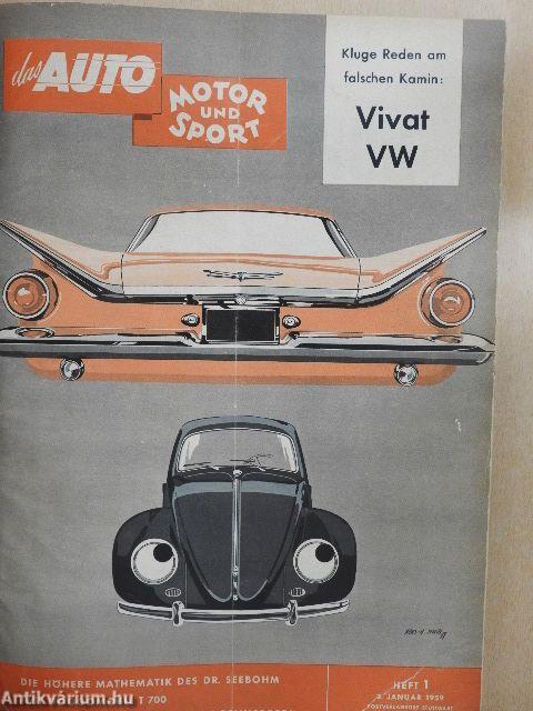 Das Auto Motor und Sport januar-dezember 1959 I-II.