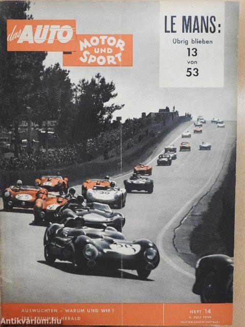 Das Auto Motor und Sport januar-dezember 1959 I-II.