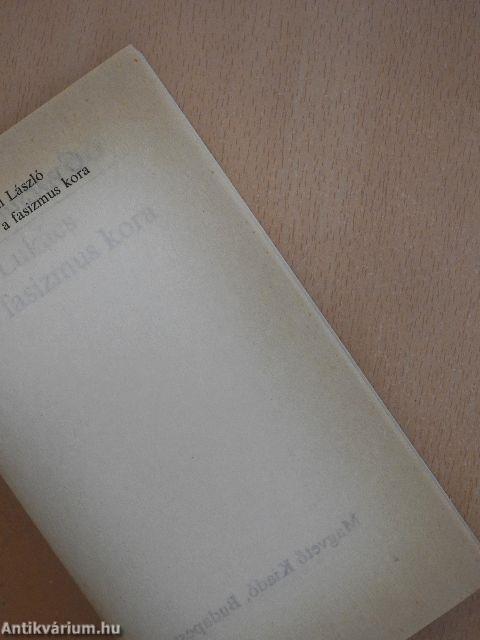 Lukács és a fasizmus kora