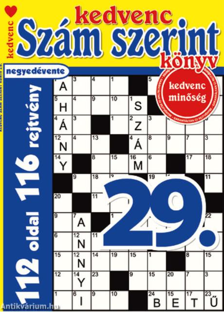 Kedvenc Szám Szerint Könyv 29