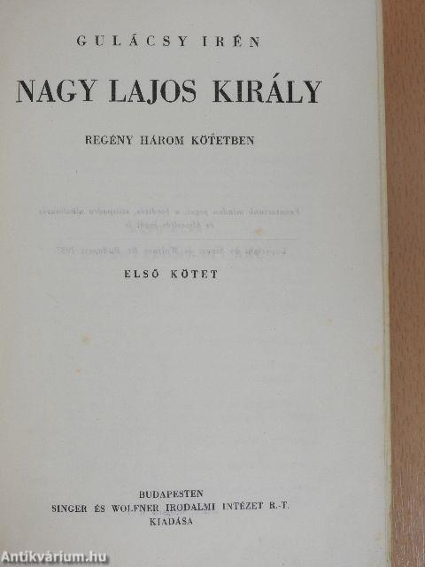 Nagy Lajos király I-III.