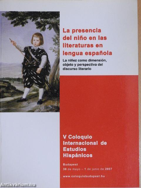 La presencia del nino en las literaturas en lengua espanola