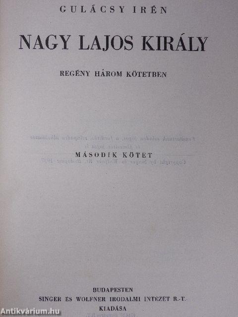 Nagy Lajos király I-III.