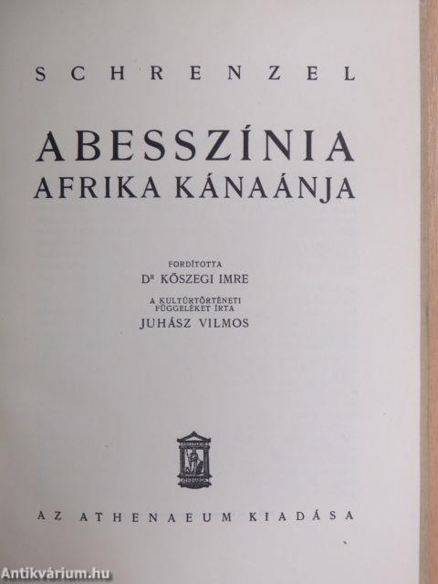 Abesszínia, Afrika Kánaánja