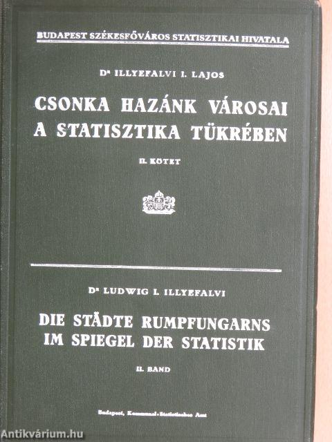 Csonka hazánk városai a statisztika tükrében II.