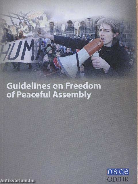 Guidelines on Freedom of Peaceful Assembly