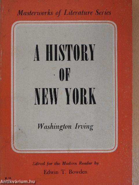 A History of New York