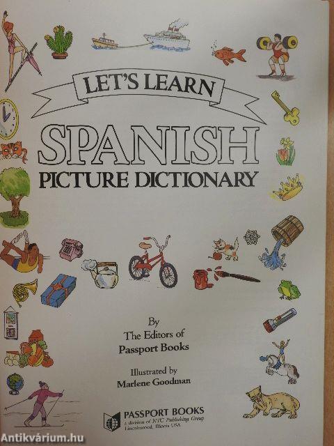 Spanish picture dictionary