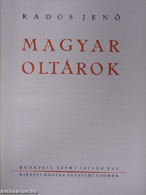 Magyar oltárok