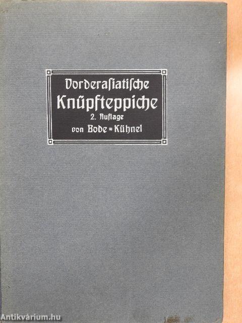 Vorderasiatische Knüpfteppiche Aus Älterer Zeit