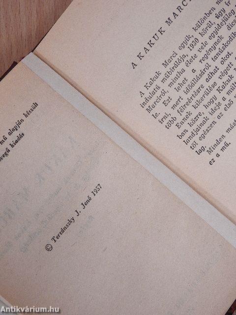 Kakuk Marci ifjúsága