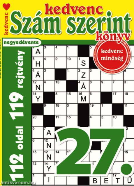 Kedvenc Szám Szerint Könyv 27