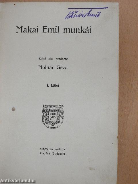 Makai Emil munkái I-II.