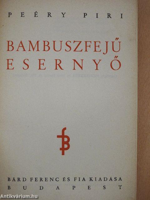 Bambuszfejű esernyő