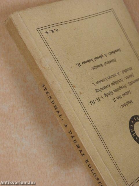 A pármai kolostor I-III.