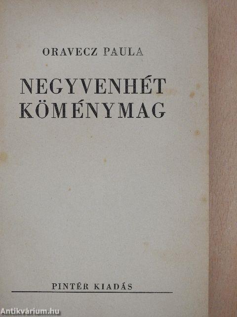 Negyvenhét köménymag