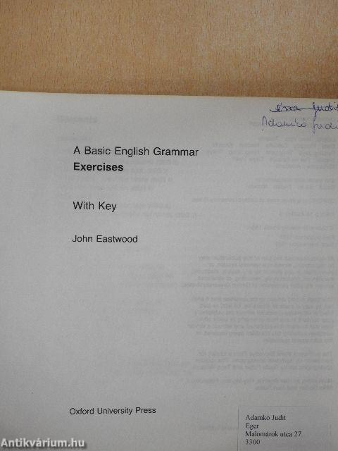 A Basic English Grammar - Exercises