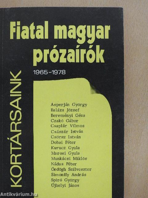 Fiatal magyar prózaírók