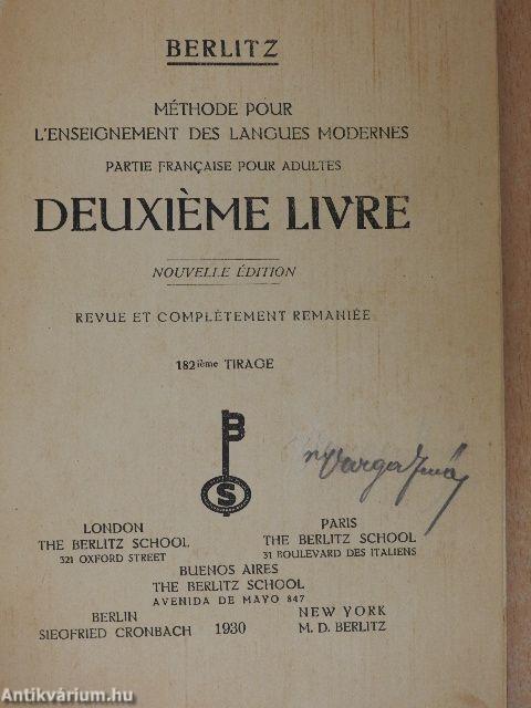 Deuxiéme livre