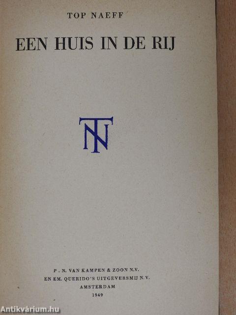 Een huis in de rij