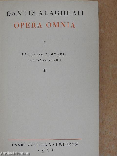 Opera omnia I-II.