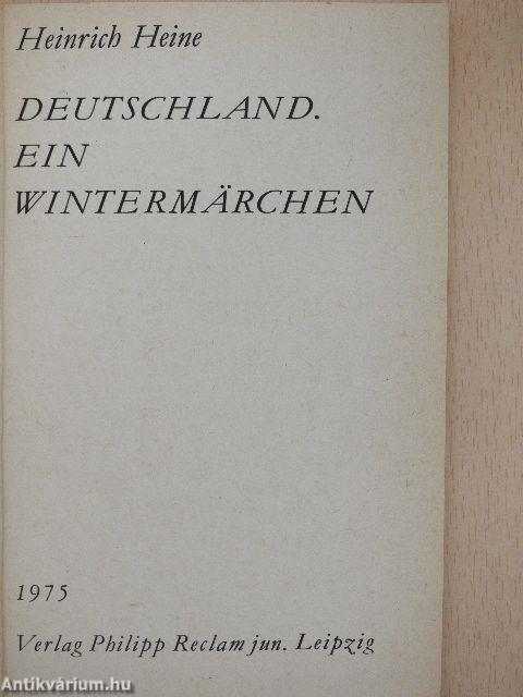 Deutschland, Ein Wintermärchen