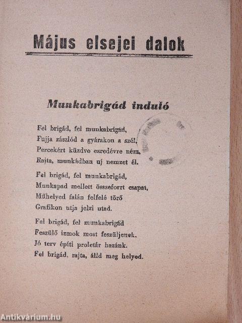 Május elsejei dalok
