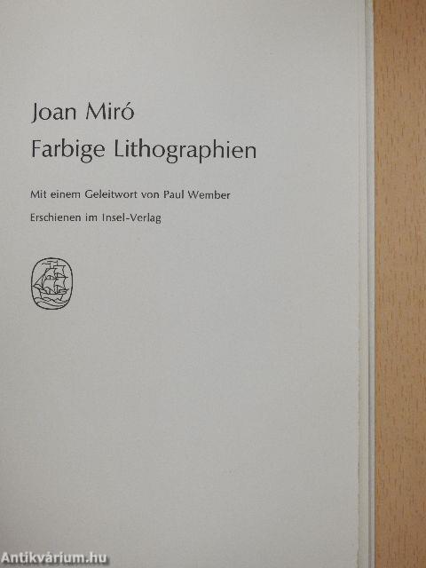 Farbige Lithographien