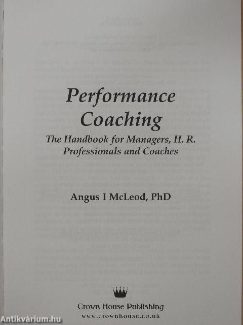 Performance Coaching